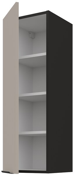 Kuchyňská linka ARIA cb | 390 cm | UNI dvířka | ANTI FINGERPRINT povrch | černá/béžová