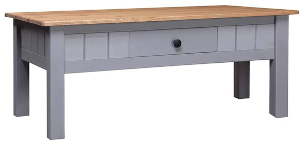 Konferenční stolek šedý 100x60x43,5 cm masivní borovice Panama 282683