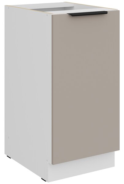 Kuchyňská linka ARIA lb | 270x230 cm | ANTI FINGERPRINT povrch | UNI dvířka | bílá/béžová