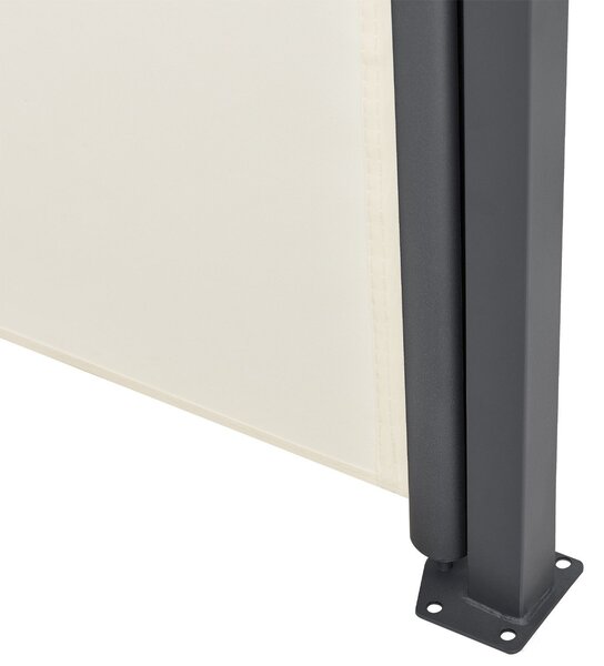Juskys Boční markýza Dubaj 500 x 160cm - béžová