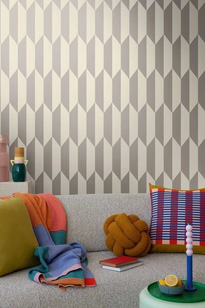A.S. Création | Vliesová tapeta na zeď COSMO Living 79086-3 | 0,53 x 10,05 m | metalická, bílá