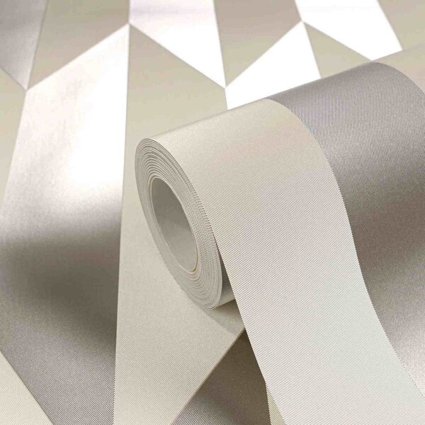 A.S. Création | Vliesová tapeta na zeď COSMO Living 79086-3 | 0,53 x 10,05 m | metalická, bílá