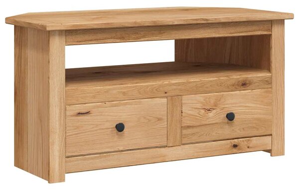 Rohová TV skříňka 93x49x49 cm masivní borovice řada Panama 282685
