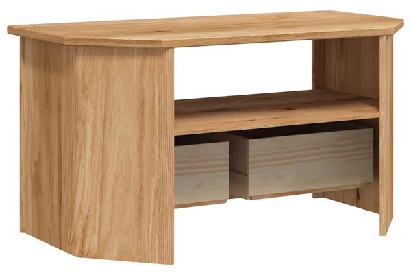 Rohová TV skříňka 93x49x49 cm masivní borovice řada Panama 282685