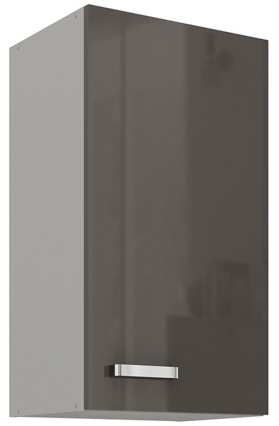 Kuchyňská linka GREY gr | 180 cm | UNI dvířka | světle šedá/tmavě šedá lesk