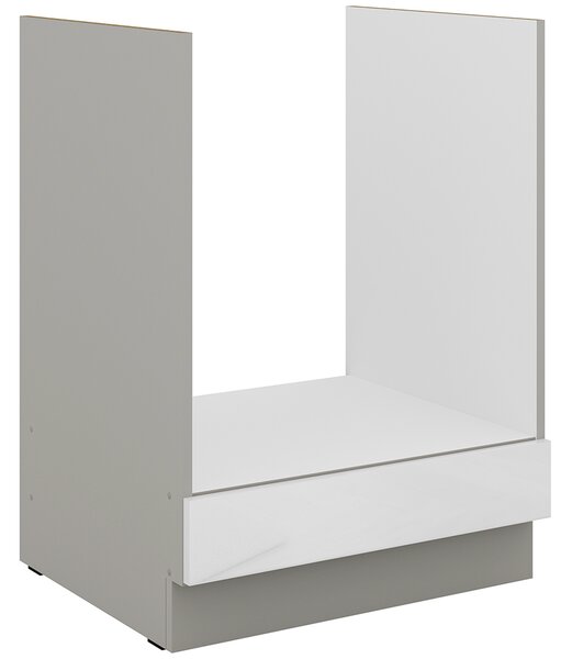 Kuchyňská linka BIANCA sb | 260x270 cm | UNI dvířka | světle šedá/bílá lesk