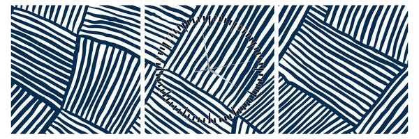 Obraz - 3D linie (s hodinami) (90x30 cm)