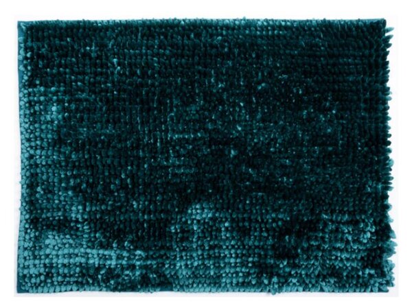 Protiskluzová koupelnová předložka CHENILLE 50x80 cm tyrkysová