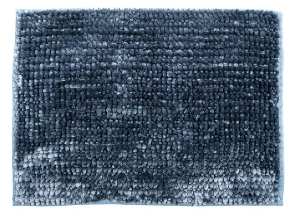 Protiskluzová koupelnová předložka CHENILLE 50x80 cm šedá