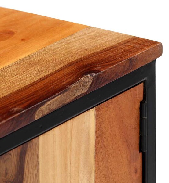 TV stolek 120 x 30 x 40 cm masivní recyklované dřevo a ocel 282726