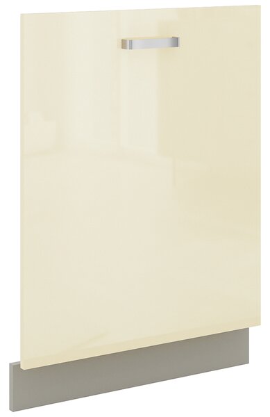 Kuchyňská linka KARMEN | 180 cm | UNI dvířka | světle šedá/krémová lesk