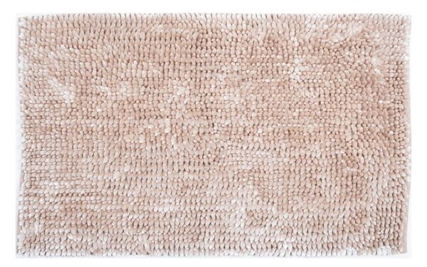 Protiskluzová koupelnová předložka CHENILLE 50x80 cm béžová