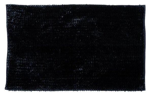 Protiskluzová koupelnová předložka CHENILLE 50x80 cm černá