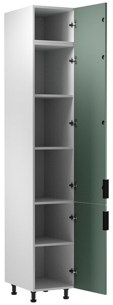 Kuchyňská linka SORENTO jv | 400 cm | bílá/zelená
