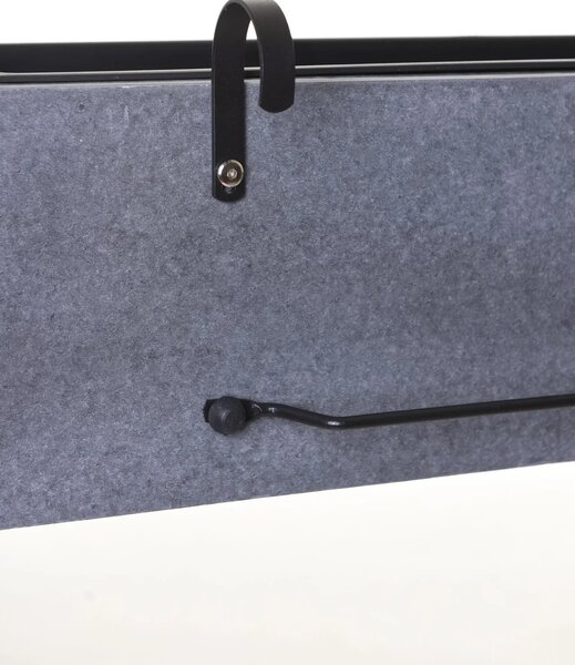 Balkónový truhlík BENNO, vláknocement, šířka 62 cm, šedý