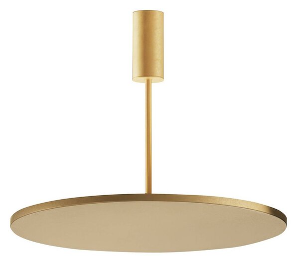 OLEV LED stropní svítidlo FLUENTIS, zlaté, Ø 54 cm, kov 2 700 K, Mosaz / zlato, Obývací pokoj / jídelna, Hliník, Design
