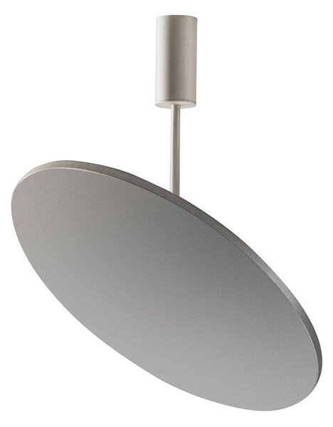 OLEV LED stropní svítidlo FLUENTIS, titan, Ø 54 cm kov 2 700 K, Hliník / šedá / zinek, Obývací pokoj / jídelna, Hliník, Design