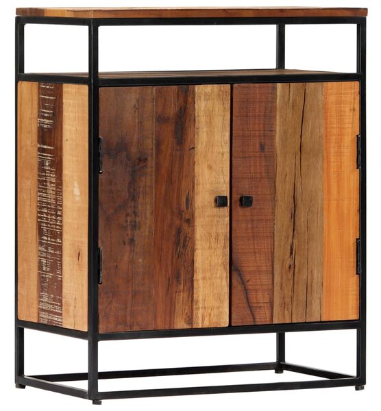 Odkládací skříňka 60x35x76 cm masivní recyklované dřevo a ocel 282727