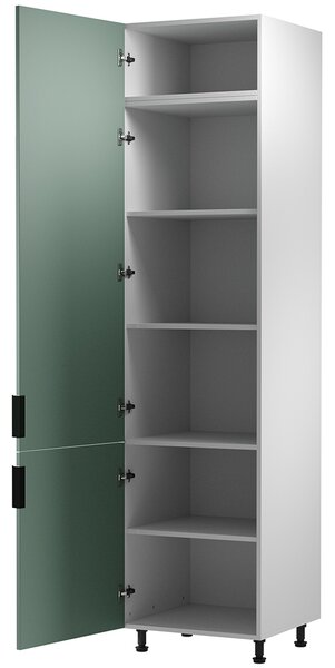 Kuchyňská linka SORENTO jv | 400 cm | bílá/zelená
