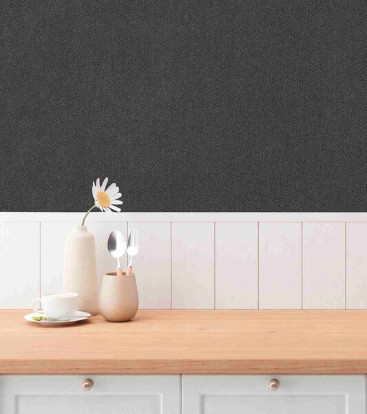 A.S. Création | Vliesová tapeta na zeď Hygge 3 79098-3 | 0,53 x 10,05 m | černá, šedá