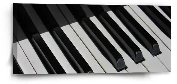 Sablio Obraz Klávesy piana - 110x50 cm