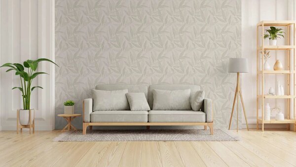 A.S. Création | Vliesová tapeta na zeď Hygge 3 79096-2 | 0,53 x 10,05 m | krémová, béžová, metalická