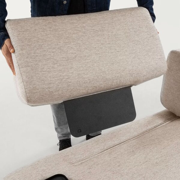 Kave Home Pohovka Compo 252 cm s velkým stolkem