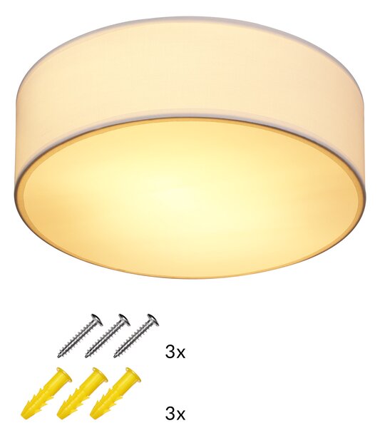 Deuba Stropní lampa Ø30cm - bílá