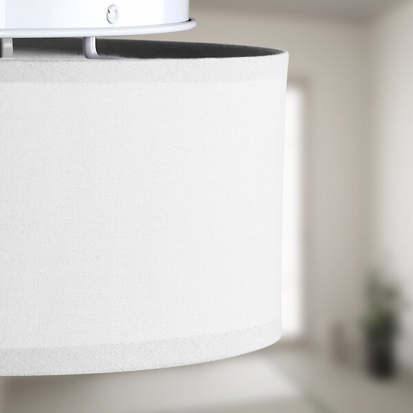 Deuba Stropní lampa Ø30cm - bílá