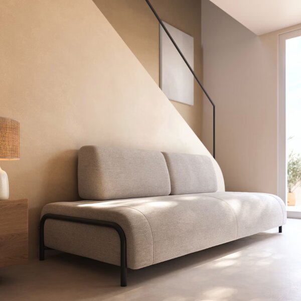 Kave Home Béžovošedá pohovka Compo 232 cm