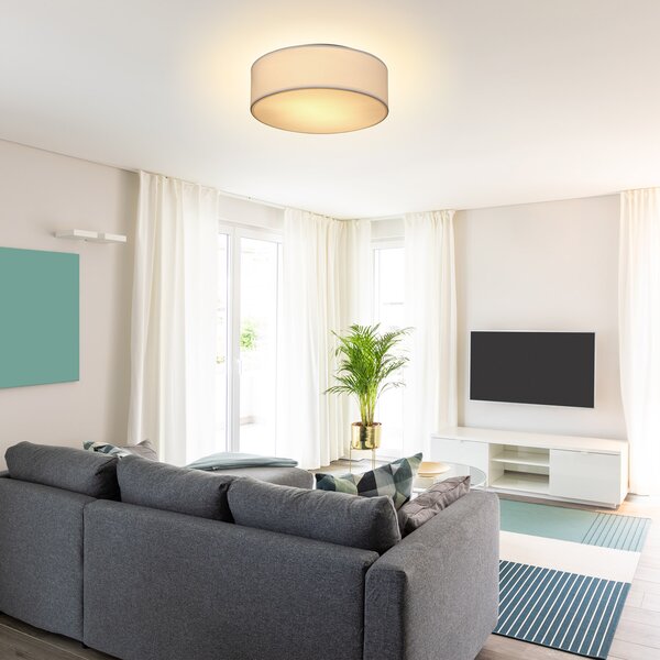 Deuba Stropní lampa Ø30cm - bílá