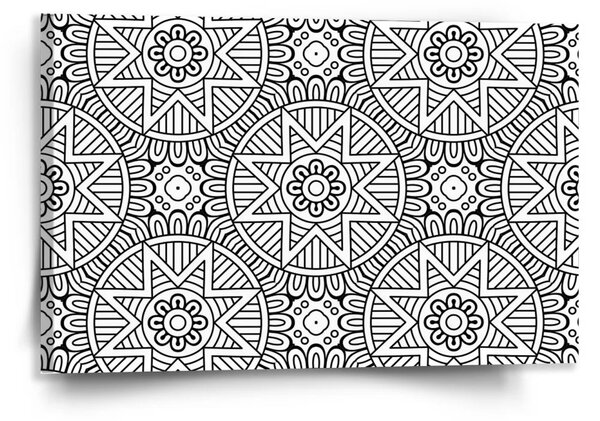 Sablio Obraz Hvězdy mehendi - 120x80 cm