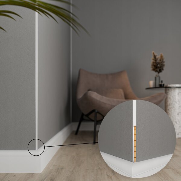 Hliníkový profil pro LED pásek 2 m, šířka 47 mm, výška 14,39 mm