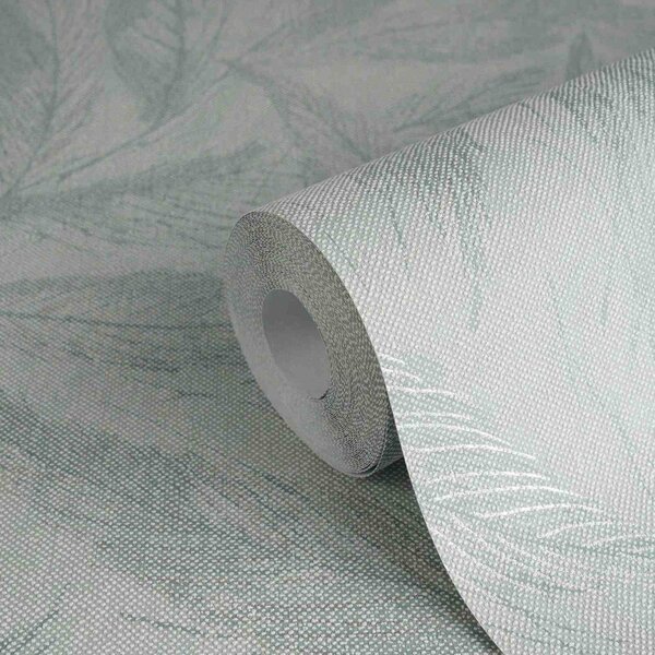 A.S. Création | Vliesová tapeta na zeď Hygge 3 79096-5 | 0,53 x 10,05 m | zelená, metalická, krémová