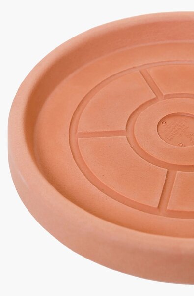 Miska pod květináč PLATO, plast, Ø 22 cm, natur