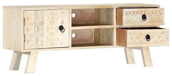 TV stolek 110 x 30 x 44 cm masivní mangovníkové dřevo 282869