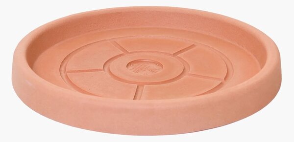 Miska pod květináč PLATO, plast, Ø 22 cm, natur