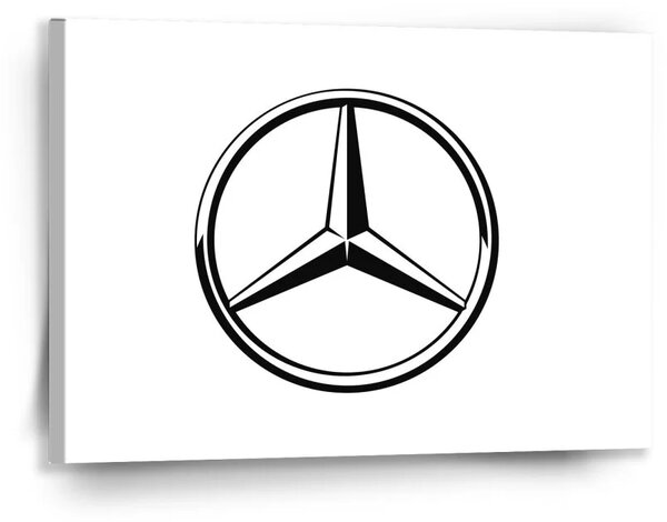 Sablio Obraz Logo 1 Bílá - 90x60 cm