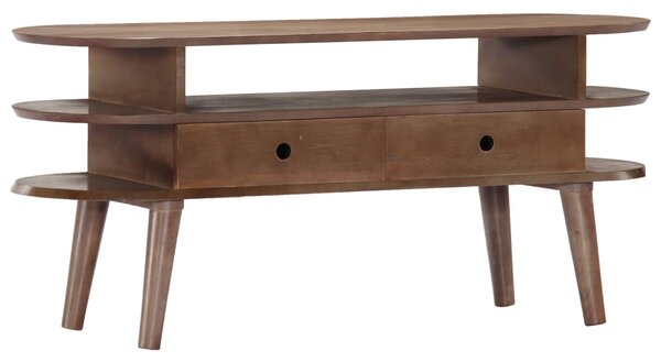 TV stolek 110 x 35 x 50 cm masivní akáciové dřevo 282874