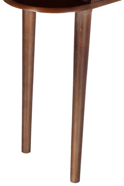 Konzolový stolek 110 x 35 x 76 cm masivní akáciové dřevo 282872