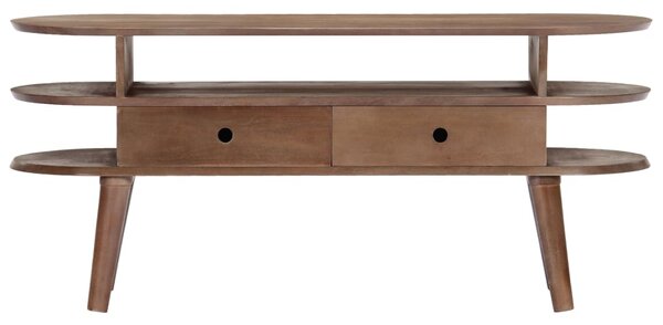 TV stolek 110 x 35 x 50 cm masivní akáciové dřevo 282874