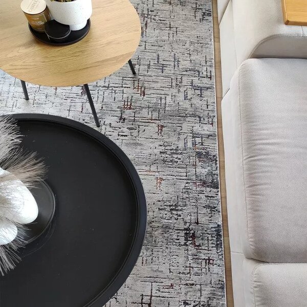 Makro Abra Moderní kusový koberec FEYRUZ AP22A Abstraktní krémový Rozměr: 240x330 cm
