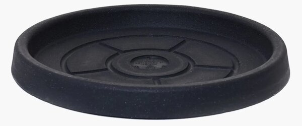 Miska pod květináč PLATO, plast, Ø 22 cm, antracit