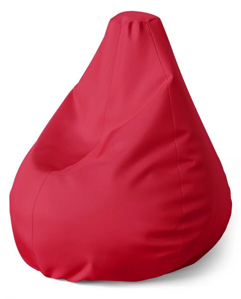 Sablio Sedací vak Pear Červená cherry - 70 x 95 x 15 cm