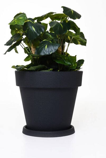 Květináč LEVANTA, plast, výška 63 cm, antracit