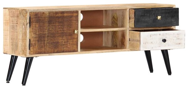 TV stolek 115 x 30 x 47 cm masivní mangovníkové dřevo 282878
