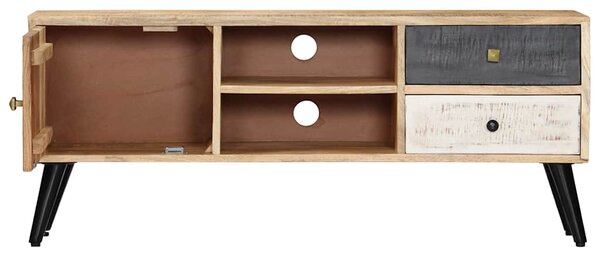 TV stolek 115 x 30 x 47 cm masivní mangovníkové dřevo 282878