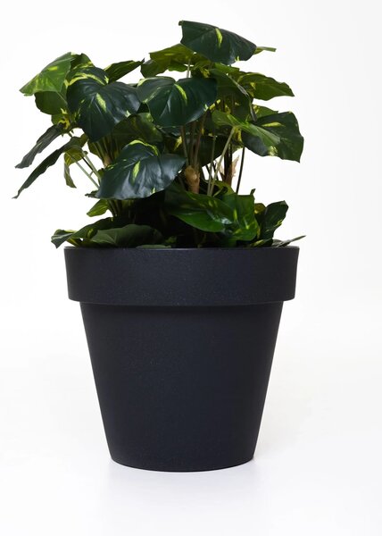 Květináč LEVANTA, plast, výška 63 cm, antracit