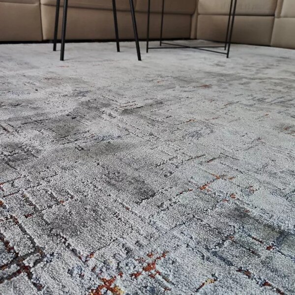 Makro Abra Moderní kusový koberec FEYRUZ AP22A Abstraktní krémový Rozměr: 240x330 cm