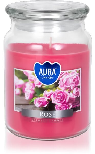BISPOL Premium Line Rose vonná svíčka 500 g